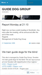 Mobile Screenshot of guidedoggroup.wordpress.com