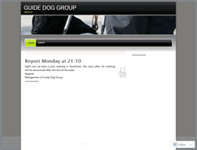 Tablet Screenshot of guidedoggroup.wordpress.com