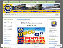 Tablet Screenshot of dwcu.wordpress.com