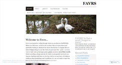 Desktop Screenshot of favrs.wordpress.com