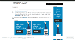 Desktop Screenshot of hybriddiplomacy.wordpress.com