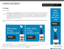 Tablet Screenshot of hybriddiplomacy.wordpress.com