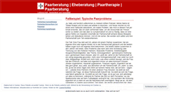 Desktop Screenshot of paarsexualitaet.wordpress.com