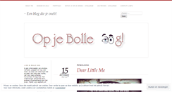 Desktop Screenshot of opjebolleoog.wordpress.com