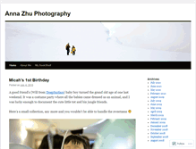 Tablet Screenshot of annazhuphotography.wordpress.com