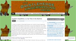 Desktop Screenshot of gristlehedgeunderground.wordpress.com