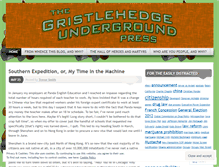 Tablet Screenshot of gristlehedgeunderground.wordpress.com