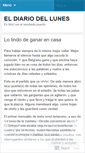 Mobile Screenshot of eldiariodellunes.wordpress.com
