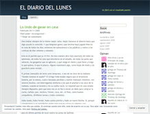 Tablet Screenshot of eldiariodellunes.wordpress.com