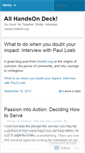 Mobile Screenshot of handsonwillamette.wordpress.com