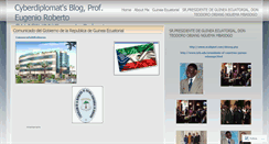Desktop Screenshot of cyberdiplomat.wordpress.com