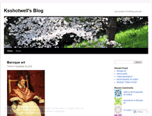 Tablet Screenshot of ksshotwell.wordpress.com