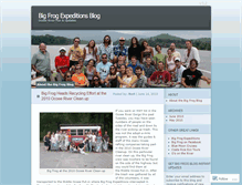 Tablet Screenshot of bigfrogocoee.wordpress.com