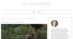 Desktop Screenshot of dahlhouserecipes.wordpress.com