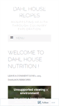 Mobile Screenshot of dahlhouserecipes.wordpress.com