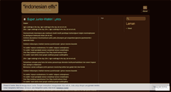 Desktop Screenshot of indoelfs.wordpress.com