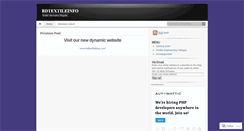 Desktop Screenshot of bdtextileinfo.wordpress.com