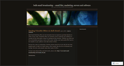 Desktop Screenshot of bulkemailbroadcasting.wordpress.com