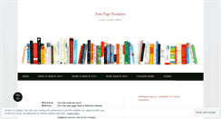 Desktop Screenshot of freepagenumbers.wordpress.com
