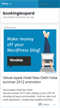 Mobile Screenshot of bookingleopard.wordpress.com