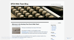 Desktop Screenshot of efchwebteam.wordpress.com