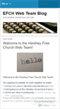 Mobile Screenshot of efchwebteam.wordpress.com