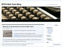 Tablet Screenshot of efchwebteam.wordpress.com