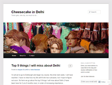 Tablet Screenshot of cheesecakeindelhi.wordpress.com