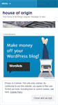 Mobile Screenshot of houseoforigin.wordpress.com