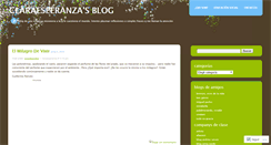 Desktop Screenshot of claraesperanza.wordpress.com