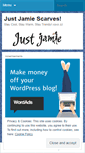 Mobile Screenshot of justjamiescarves.wordpress.com