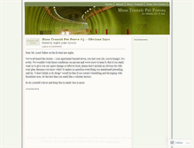 Tablet Screenshot of masstransitpetpeeves.wordpress.com