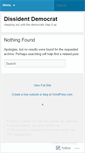 Mobile Screenshot of dissidentdemocrat.wordpress.com