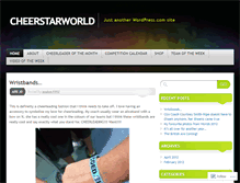 Tablet Screenshot of cheerstarworld.wordpress.com