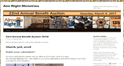 Desktop Screenshot of aimrightauction.wordpress.com