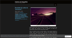 Desktop Screenshot of historiasdefotografia.wordpress.com