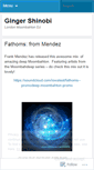 Mobile Screenshot of gingershinobi.wordpress.com