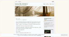 Desktop Screenshot of littlemsggruns.wordpress.com