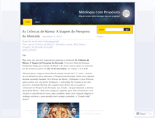 Tablet Screenshot of mithologywithapurpose.wordpress.com