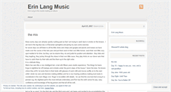 Desktop Screenshot of erinlang.wordpress.com