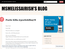 Tablet Screenshot of msmelissairish.wordpress.com