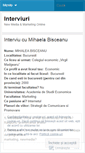 Mobile Screenshot of interviuri.wordpress.com