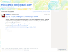 Tablet Screenshot of missprojects.wordpress.com