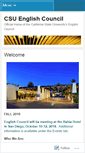 Mobile Screenshot of csuenglishcouncil.wordpress.com
