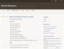 Tablet Screenshot of illyolympics.wordpress.com