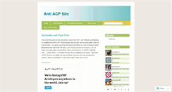 Desktop Screenshot of antiacp.wordpress.com