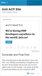 Mobile Screenshot of antiacp.wordpress.com