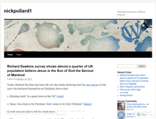 Tablet Screenshot of nickpollard1.wordpress.com