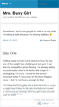 Mobile Screenshot of mrsbusygirl.wordpress.com