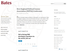 Tablet Screenshot of bateslife.wordpress.com
